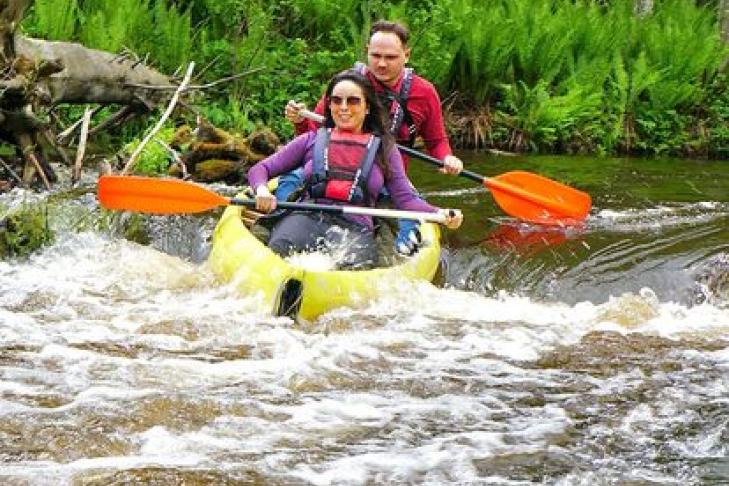 Kanoe, raftinga un kajaka izbraucienu pa Vehandu upi slide-1