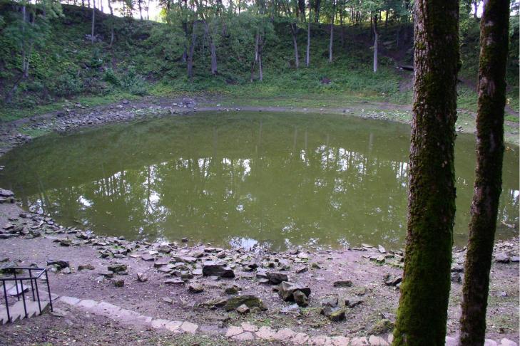 Kaali field of meteorite craters slide-1