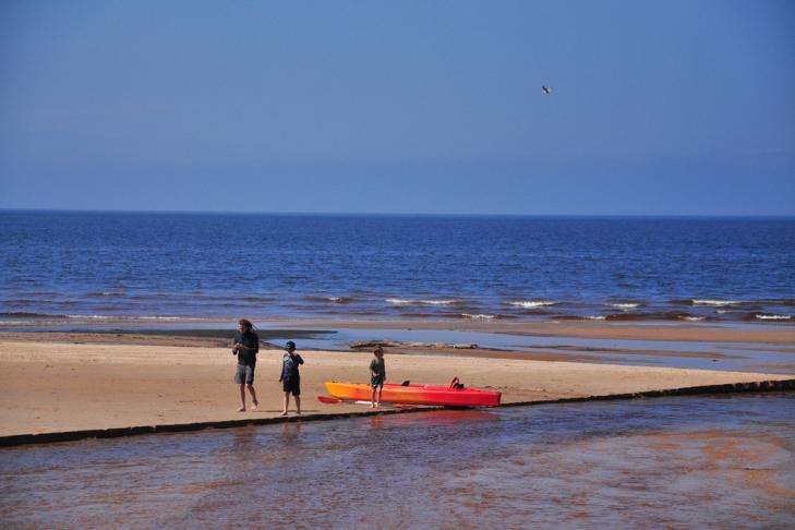 Seaside nature park & Gauja estuary slide-5