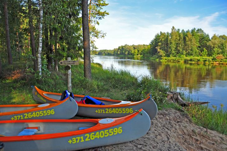 Canoe and kayak tours in Gauja slide-4